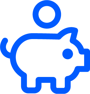 Piggy bank icon